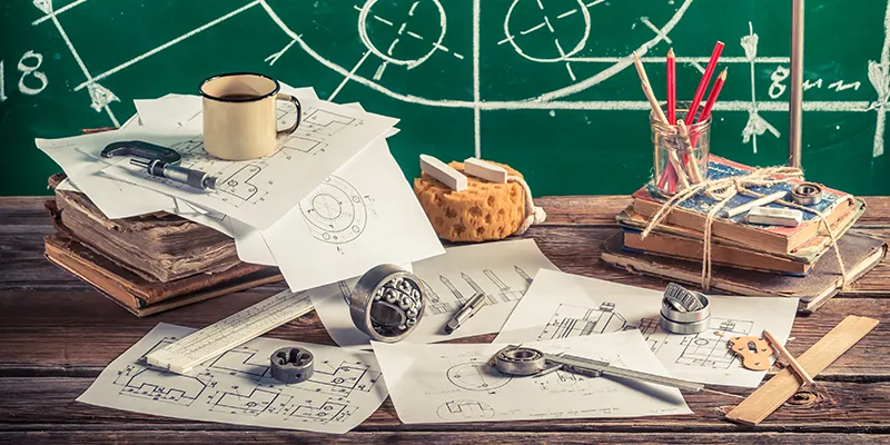 Feynman Tekniği kullanarak kitap okurken bilgileri basitleştirip öğrenen ve not alan bir okuru gösteren illüstrasyon.